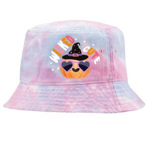 Wicked Cute Witch Halloween Pumpkin Tie-Dyed Bucket Hat