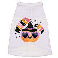 Wicked Cute Witch Halloween Pumpkin Doggie Tank