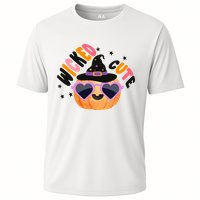 Wicked Cute Witch Halloween Pumpkin Cooling Performance Crew T-Shirt
