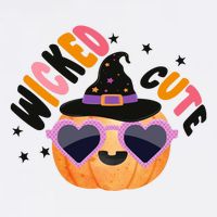 Wicked Cute Witch Halloween Pumpkin Cooling Performance Crew T-Shirt