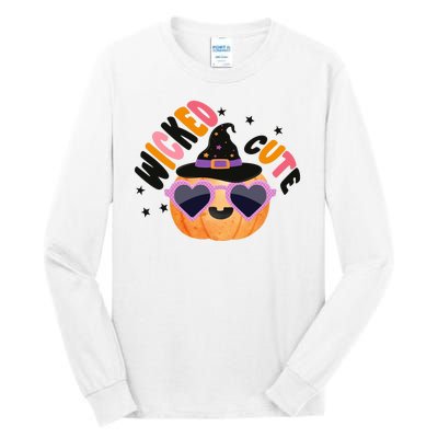 Wicked Cute Witch Halloween Pumpkin Tall Long Sleeve T-Shirt