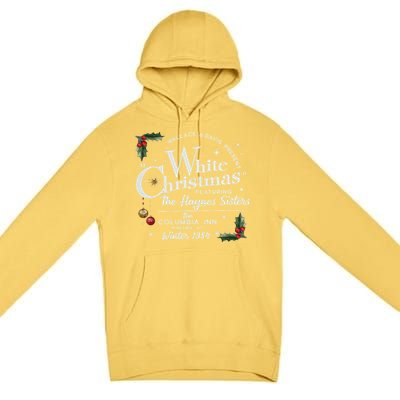 White Christmas Wallace And Davis Haynes Sister Premium Pullover Hoodie