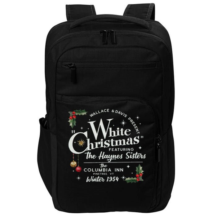 White Christmas Wallace And Davis Haynes Sister Impact Tech Backpack