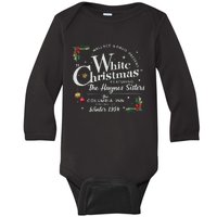 White Christmas Wallace And Davis Haynes Sister Baby Long Sleeve Bodysuit