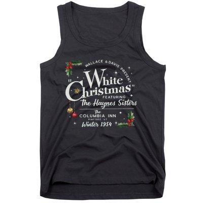 White Christmas Wallace And Davis Haynes Sister Tank Top