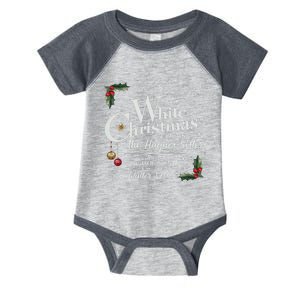 White Christmas Wallace And Davis Haynes Sister Infant Baby Jersey Bodysuit