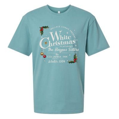 White Christmas Wallace And Davis Haynes Sister Sueded Cloud Jersey T-Shirt