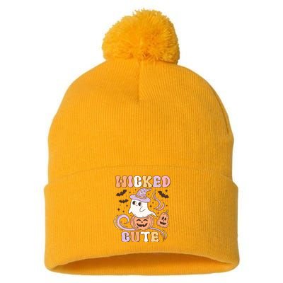 Wicked Cute Pom Pom 12in Knit Beanie