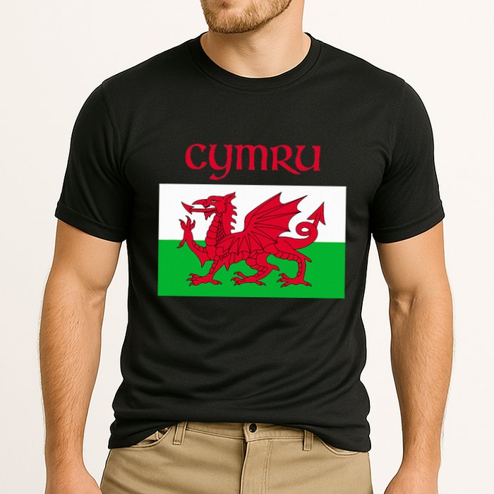 Wales Cymru Welsh Flag Performance Shirt