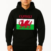 Wales Cymru Welsh Flag Hoodie