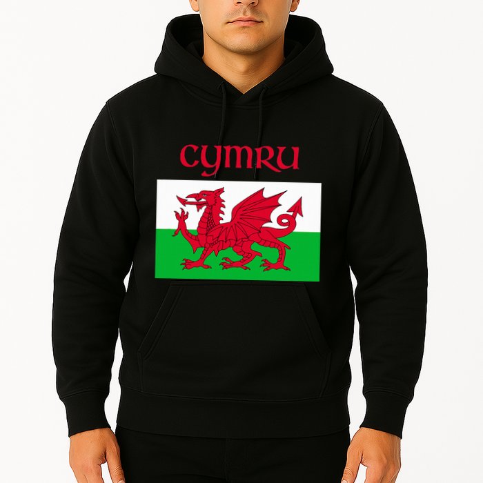Wales Cymru Welsh Flag Hoodie