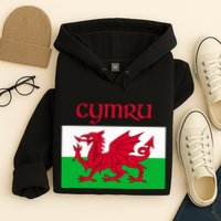 Wales Cymru Welsh Flag Hoodie