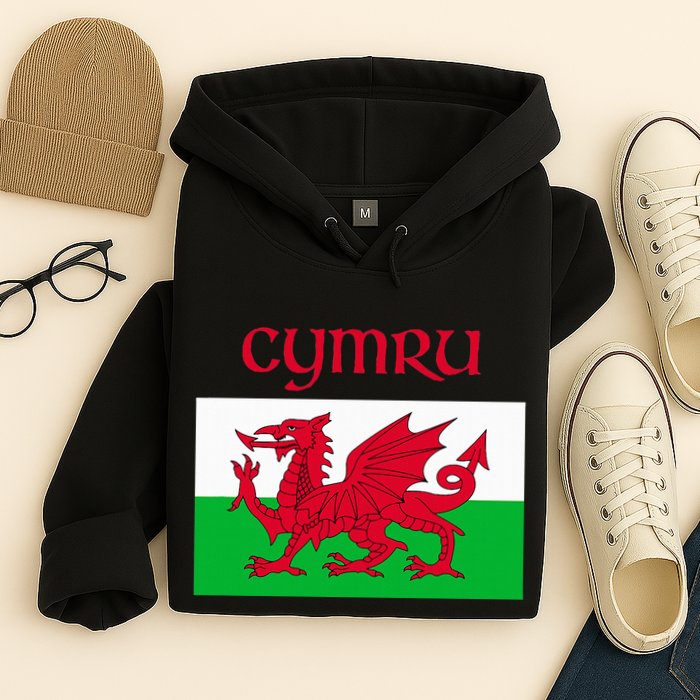 Wales Cymru Welsh Flag Hoodie