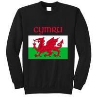 Wales Cymru Welsh Flag Sweatshirt