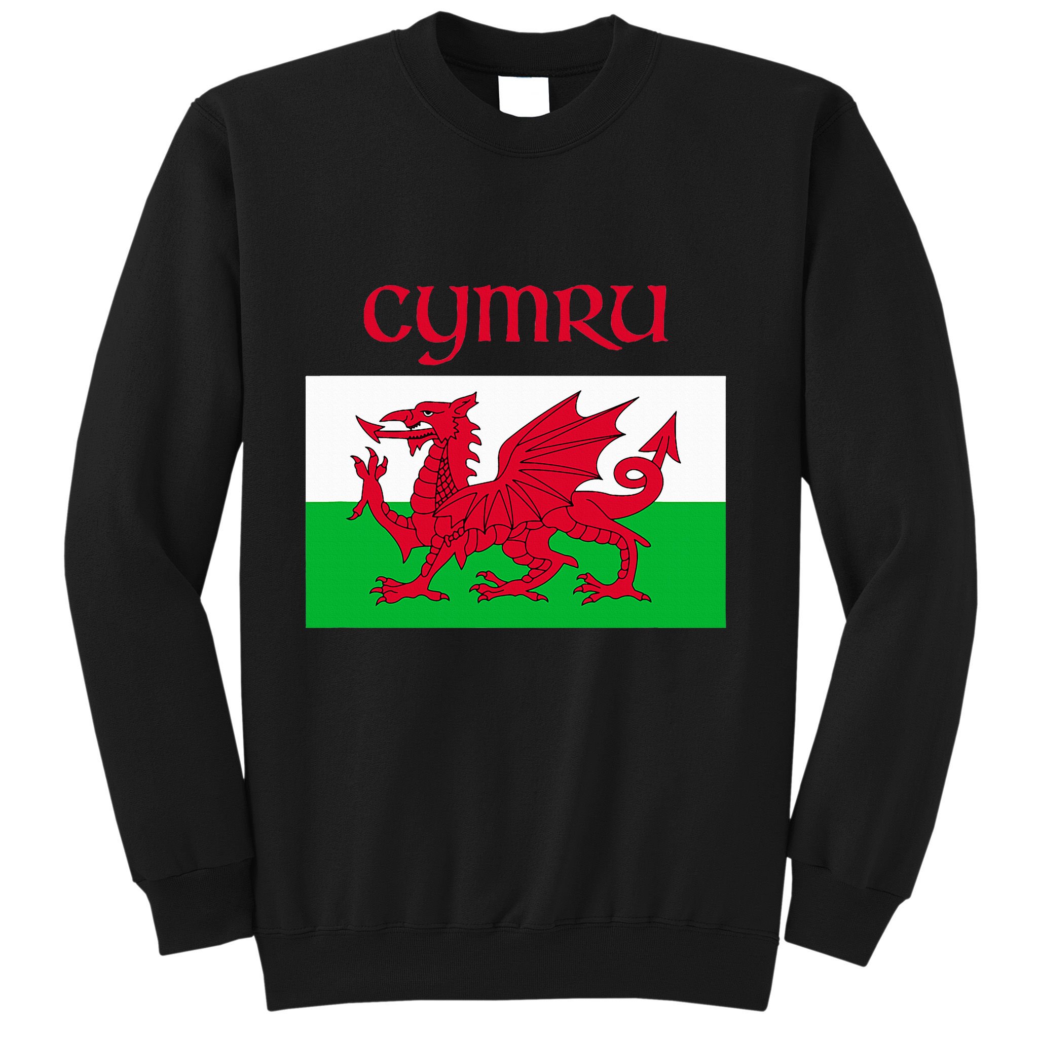 Wales Cymru Welsh Flag Sweatshirt