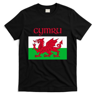 Wales Cymru Welsh Flag T-Shirt