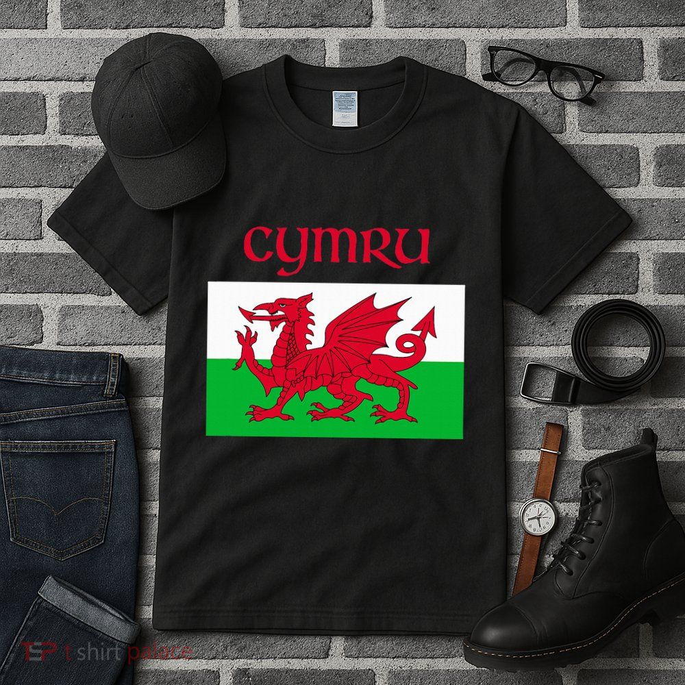 Wales Cymru Welsh Flag Tall T-Shirt