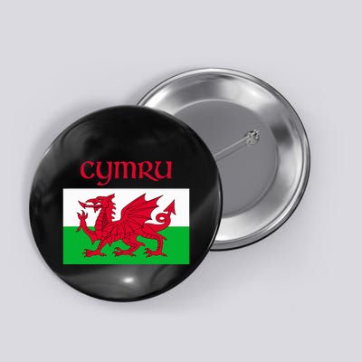Wales Cymru Welsh Flag Button