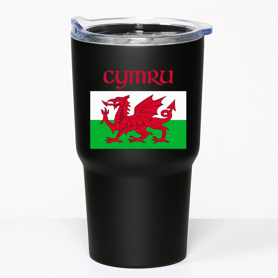Wales Cymru Welsh Flag Tumbler