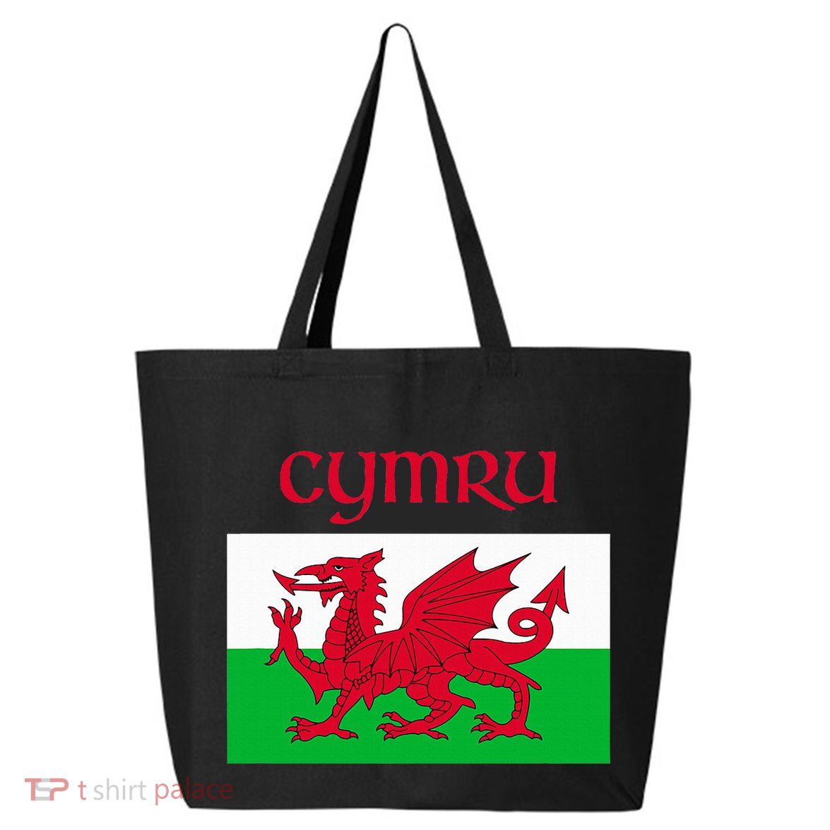 Wales Cymru Welsh Flag 25L Jumbo Tote
