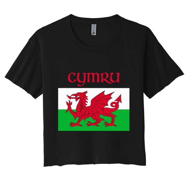 Wales Cymru Welsh Flag Crop Top