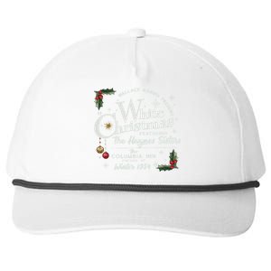 White Christmas Wallace And Davis Haynes Sister Snapback Five-Panel Rope Hat