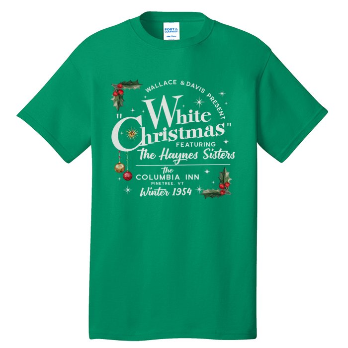 White Christmas Wallace And Davis Haynes Sister Tall T-Shirt