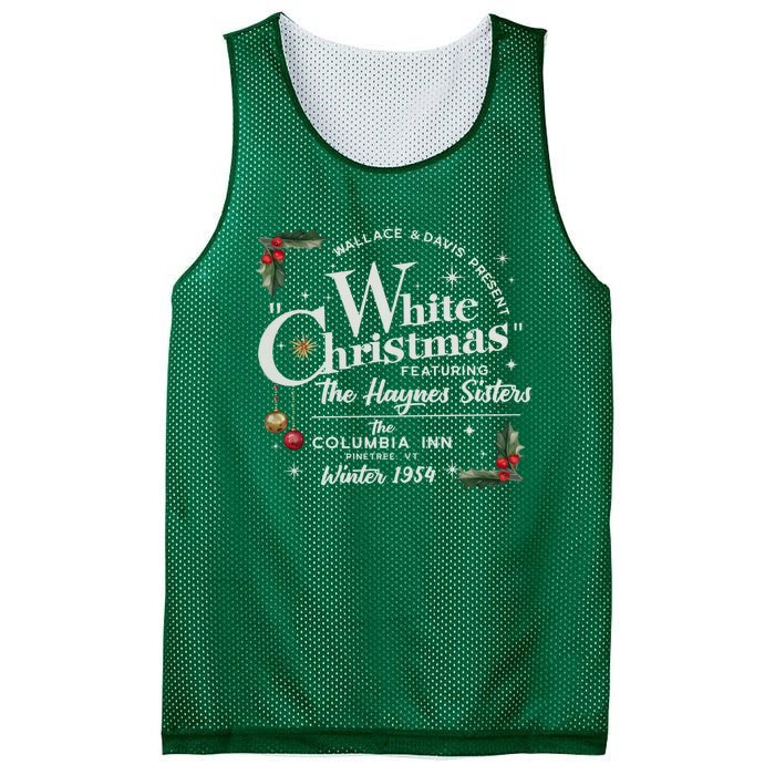 White Christmas Wallace And Davis Haynes Sister Mesh Reversible Basketball Jersey Tank