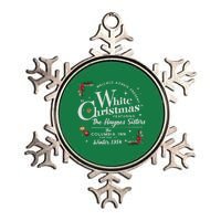 White Christmas Wallace And Davis Haynes Sister Metallic Star Ornament