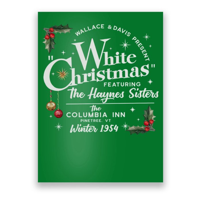 White Christmas Wallace And Davis Haynes Sister Poster