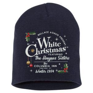 White Christmas Wallace And Davis Haynes Sister Short Acrylic Beanie