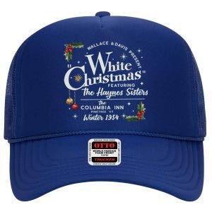 White Christmas Wallace And Davis Haynes Sister High Crown Mesh Back Trucker Hat