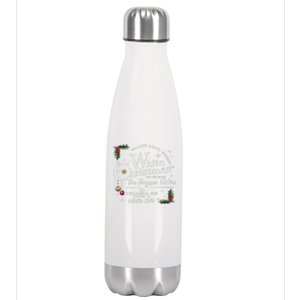 White Christmas Wallace And Davis Haynes Sister Stainless Steel Insulated Water Bottle