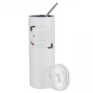 White Christmas Wallace And Davis Haynes Sister Stainless Steel Tumbler