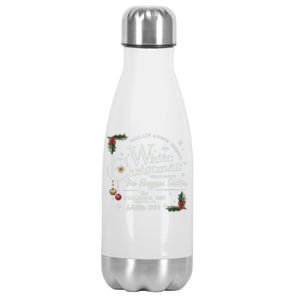 White Christmas Wallace And Davis Haynes Sister Stainless Steel Insulated Water Bottle