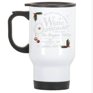 White Christmas Wallace And Davis Haynes Sister Stainless Steel Travel Mug