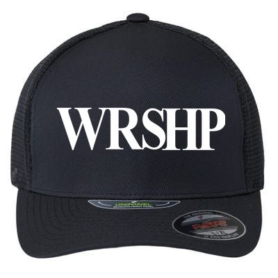 Worship Christian Words Of Faith Flexfit Unipanel Trucker Cap