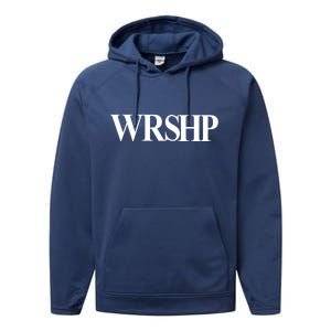 Worship Christian Words Of Faith Performance Fleece Hoodie