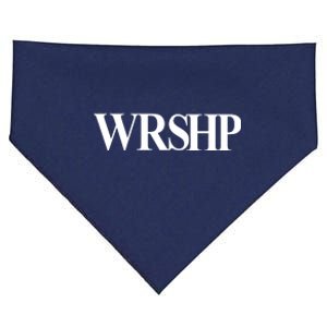 Worship Christian Words Of Faith USA-Made Doggie Bandana