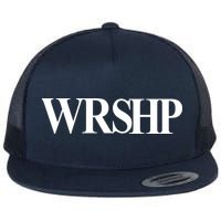 Worship Christian Words Of Faith Flat Bill Trucker Hat