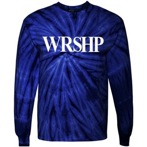 Worship Christian Words Of Faith Tie-Dye Long Sleeve Shirt