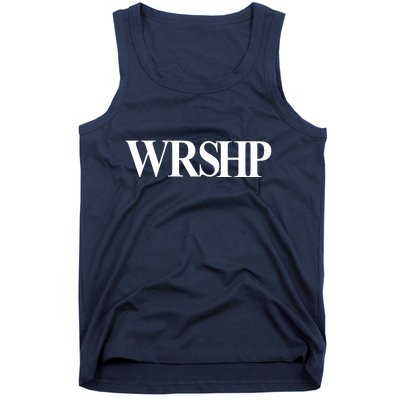 Worship Christian Words Of Faith Tank Top