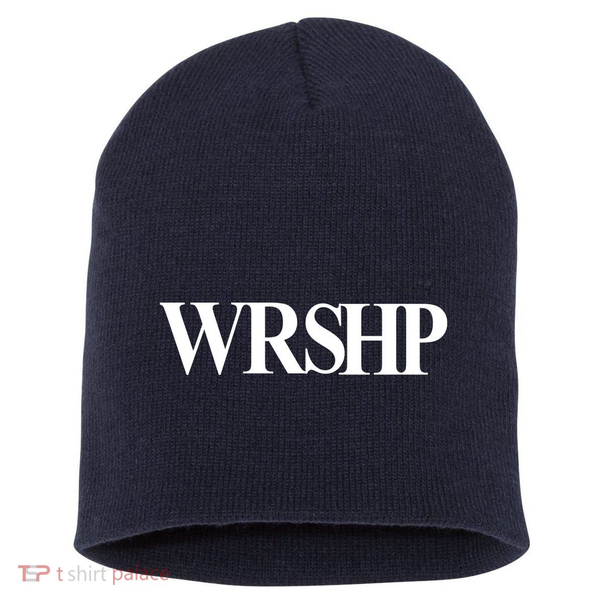 Worship Christian Words Of Faith Short Acrylic Beanie