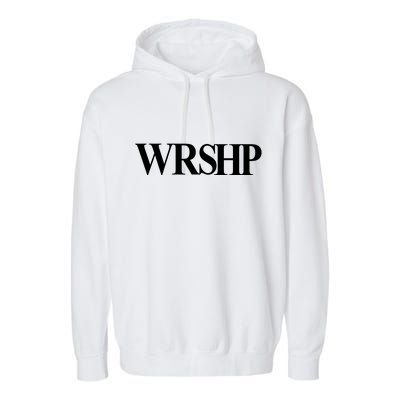 Worship Christian Words Of Faith Garment-Dyed Fleece Hoodie