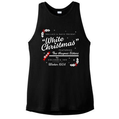 White Christmas Wallace And Davis Haynes Sister Ladies PosiCharge Tri-Blend Wicking Tank