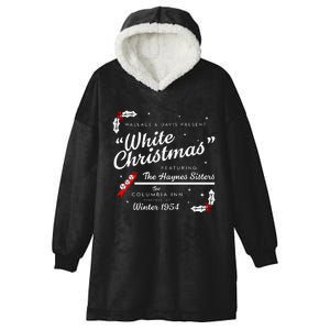 White Christmas Wallace And Davis Haynes Sister Hooded Wearable Blanket