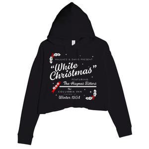 White Christmas Wallace And Davis Haynes Sister Crop Fleece Hoodie