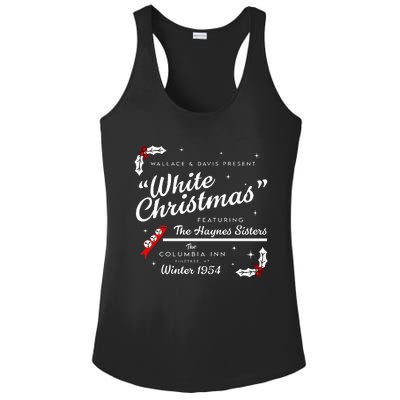 White Christmas Wallace And Davis Haynes Sister Ladies PosiCharge Competitor Racerback Tank