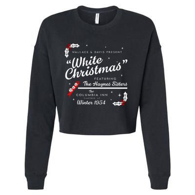 White Christmas Wallace And Davis Haynes Sister Cropped Pullover Crew