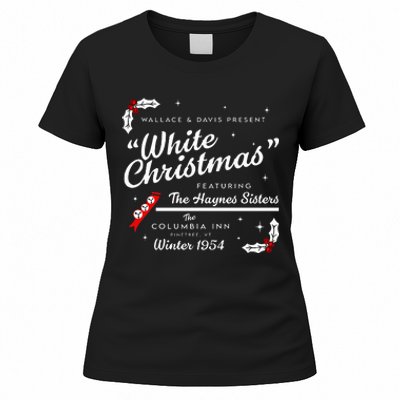 White Christmas Wallace And Davis Haynes Sister Women's T-Shirt